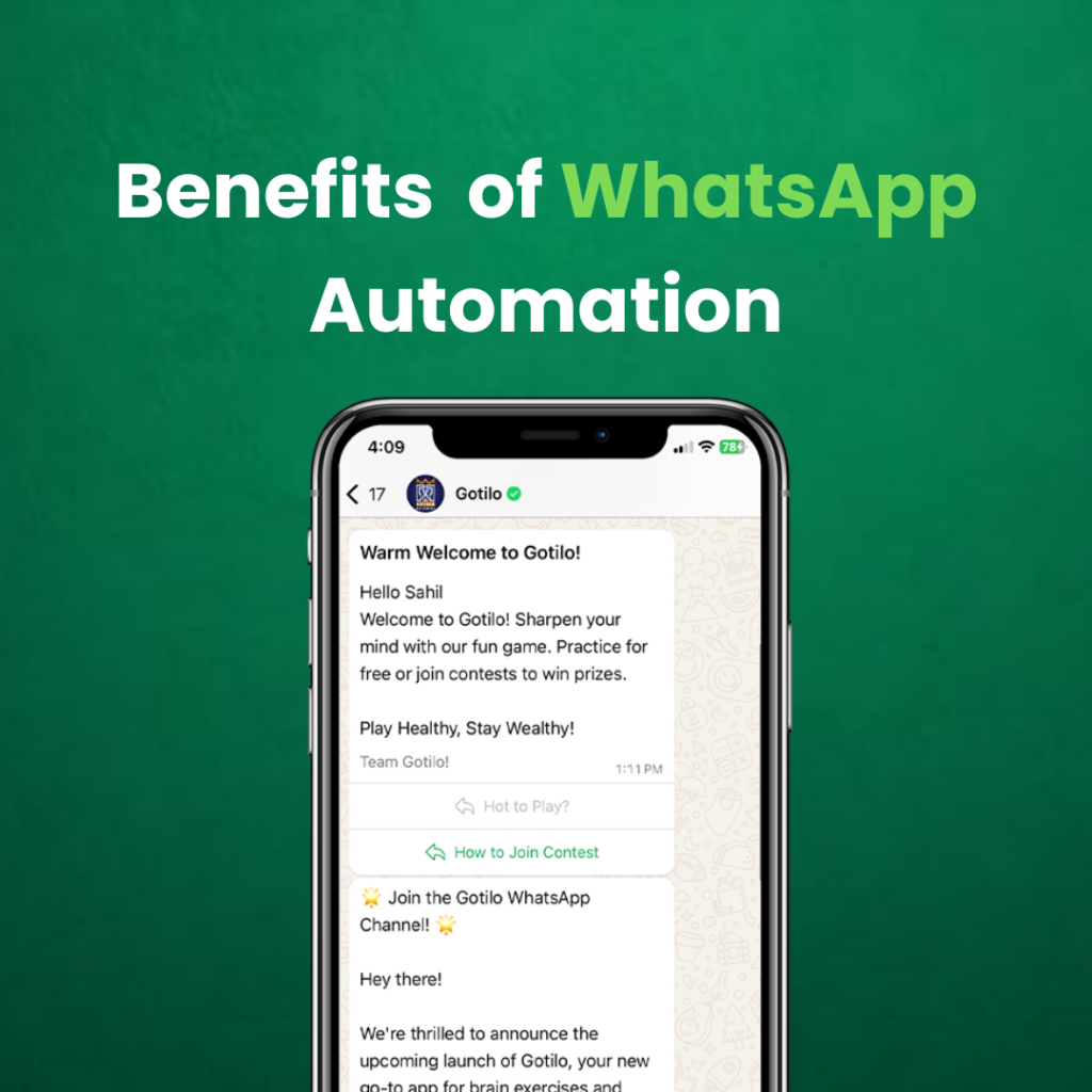 benefits of whatsaap automation