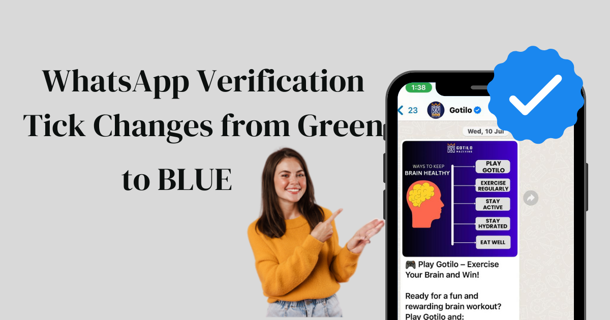 whatsapp green tick to blue tick