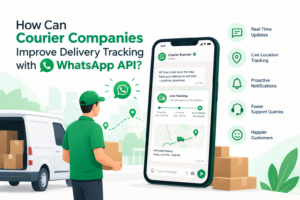 WhatsApp API for courier delivery tracking