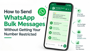How to send WhatsApp bulk messages without getting your number restricted using safe messaging practices and Campaign Plus automation
